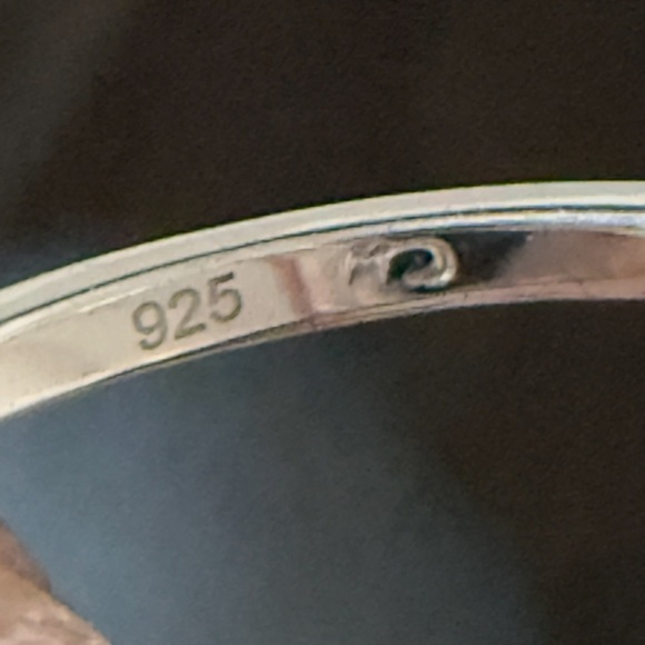 Diamond Enhancer Ring Round Cut V stackable size 5 - Picture 8 of 8